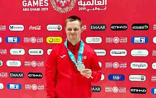 Marcin Liszcz z Elbląga srebrnym medalistą Igrzysk Olimpiad Specjalnych